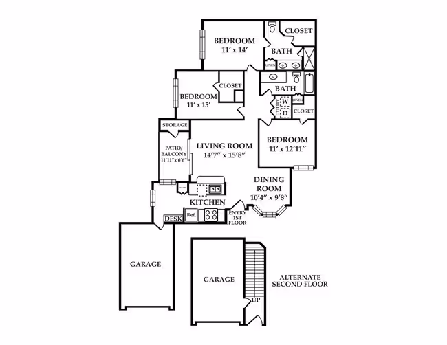 Post Oak 00-7202 floor plan